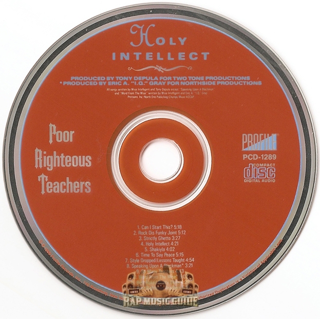 Poor Righteous Teachers - Holy Intellect: CD | Rap Music Guide